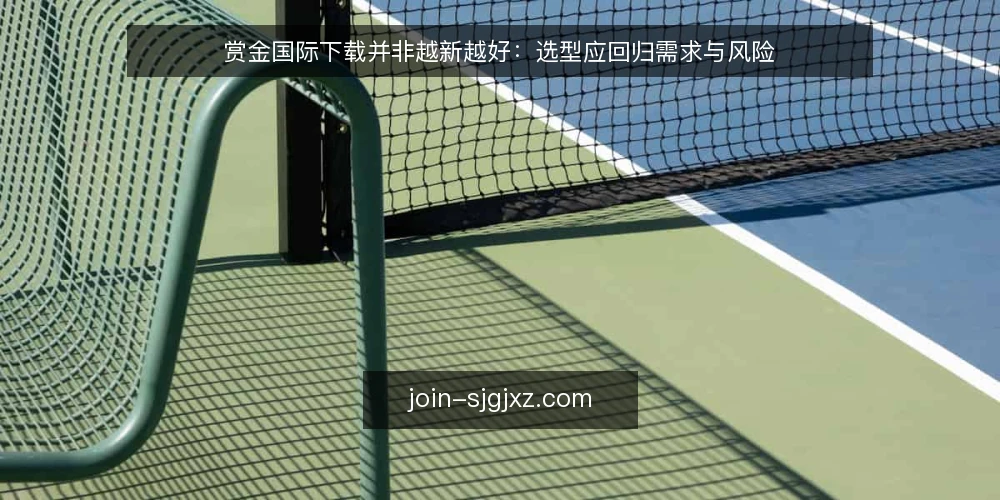 赏金国际下载并非越新越好:选型应回归需求与风险 — 明确业务需求边界 配图